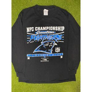 2006 Carolina Panthers - NFC Championship Game - Vintage NFL Long Sleeve (Large)